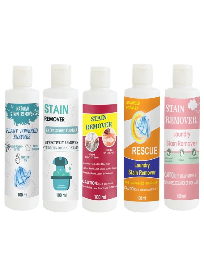 مجموعة مزيلات البقع من توفوس، تتضمن مزيل بقع القمصان والدمى والأحمر والبرتقالي والوردي | محلول تنظيف متعدد الأسطح للملابس والأقمشة والمفروشات (100 غرام لكل عبوة) - Image 1